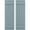 Ekena Millwork Americraft 5-Board, 2 Batten Exterior Real Wood Joined Board-n-Batten Shutters, ARW101BB518X50SBH, PR ARW101BB518X50SBH - alternate 1